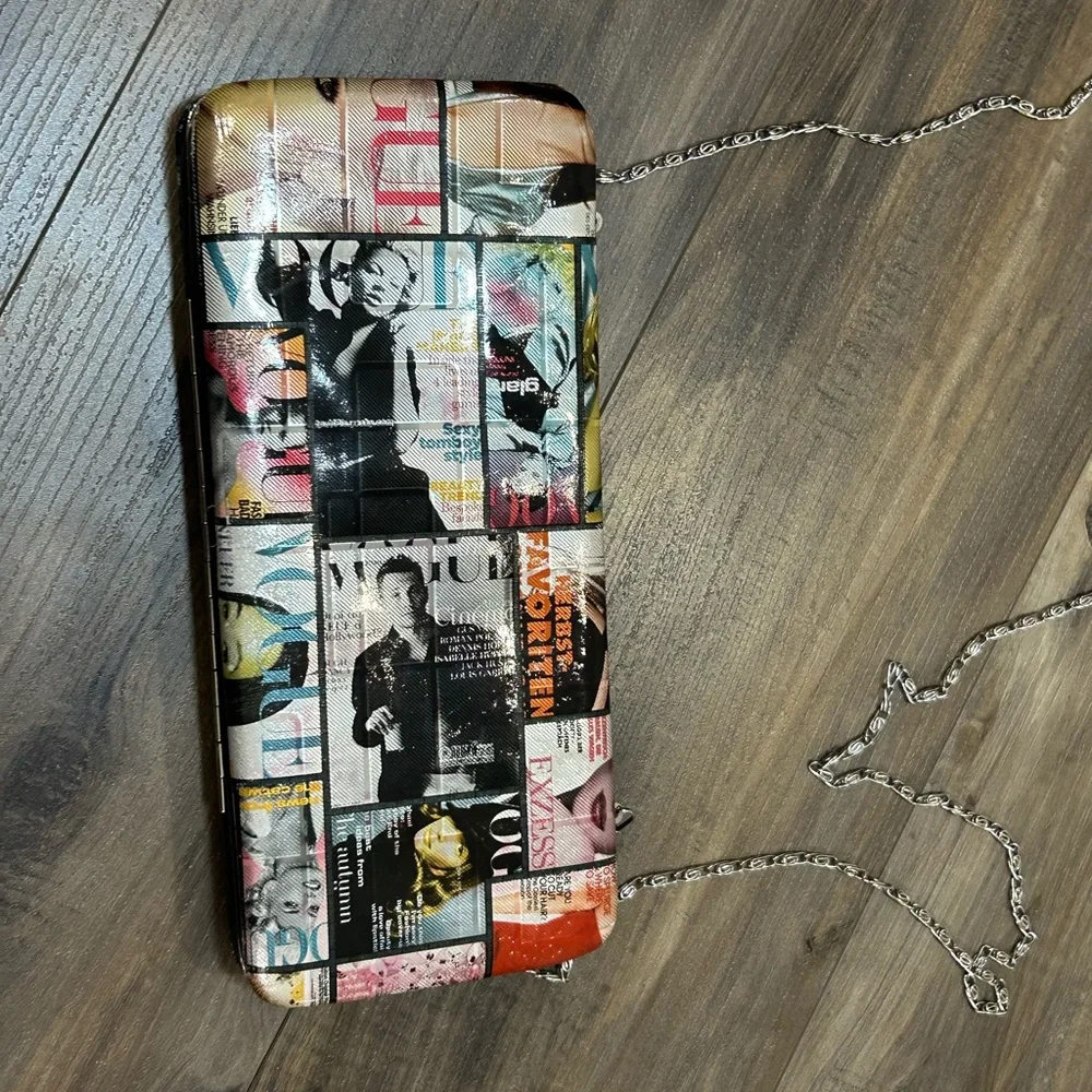 Vogue Magazine Print Clutch Bag - Picture 6 of 6